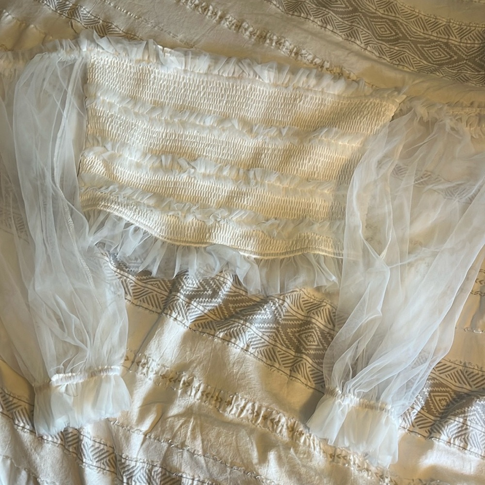 Bridal Crop Top